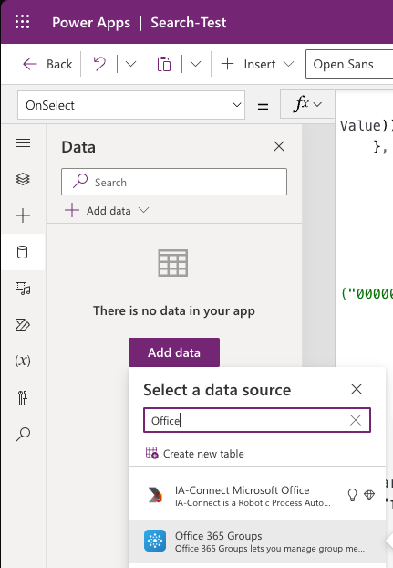 Adding Office365 Connector